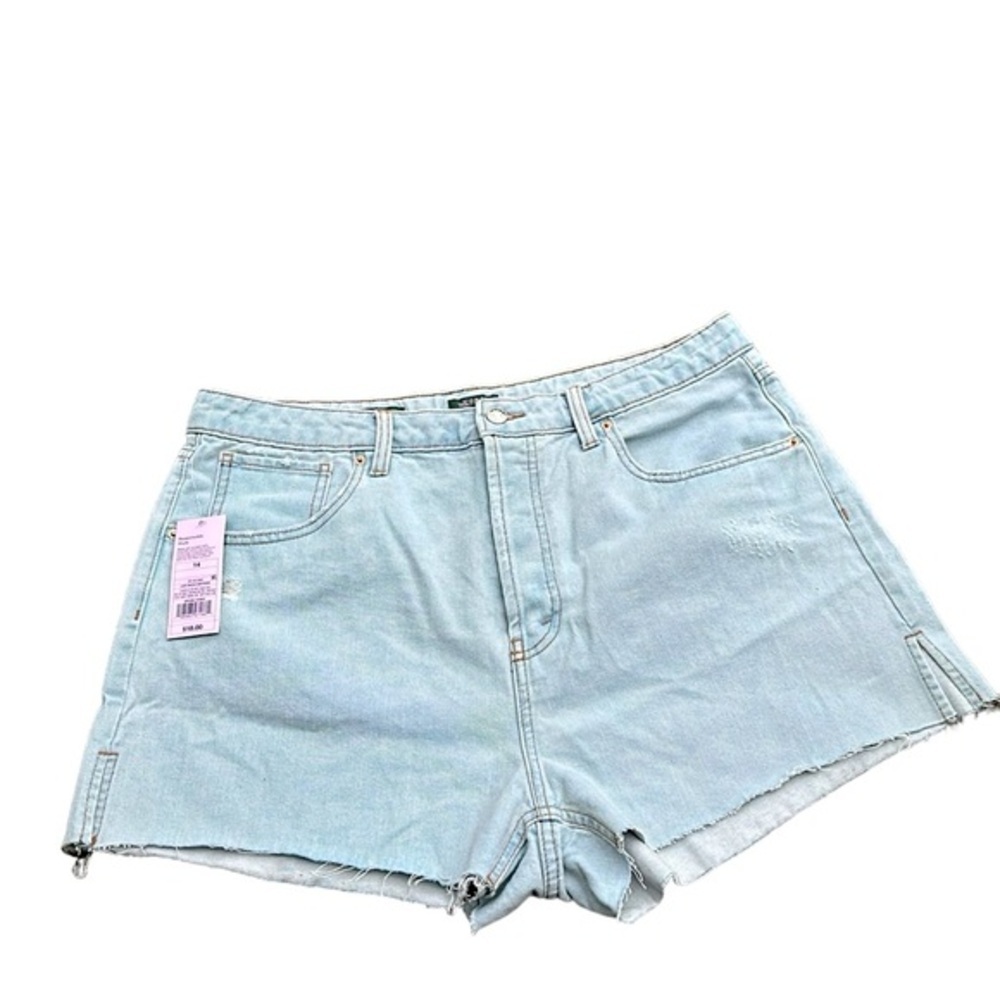 Wild Fable Jean Shorts 14 New Light Wash Blue